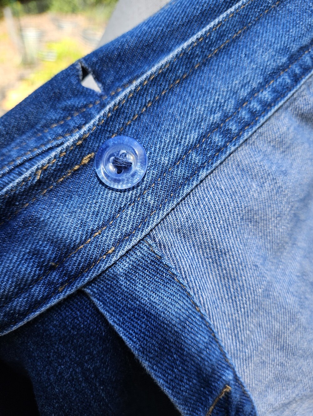 GAP Denim 100% Cotton Wrap A-Line Midi Skirt Tie Waist XS Blue - Picture 8 of 11